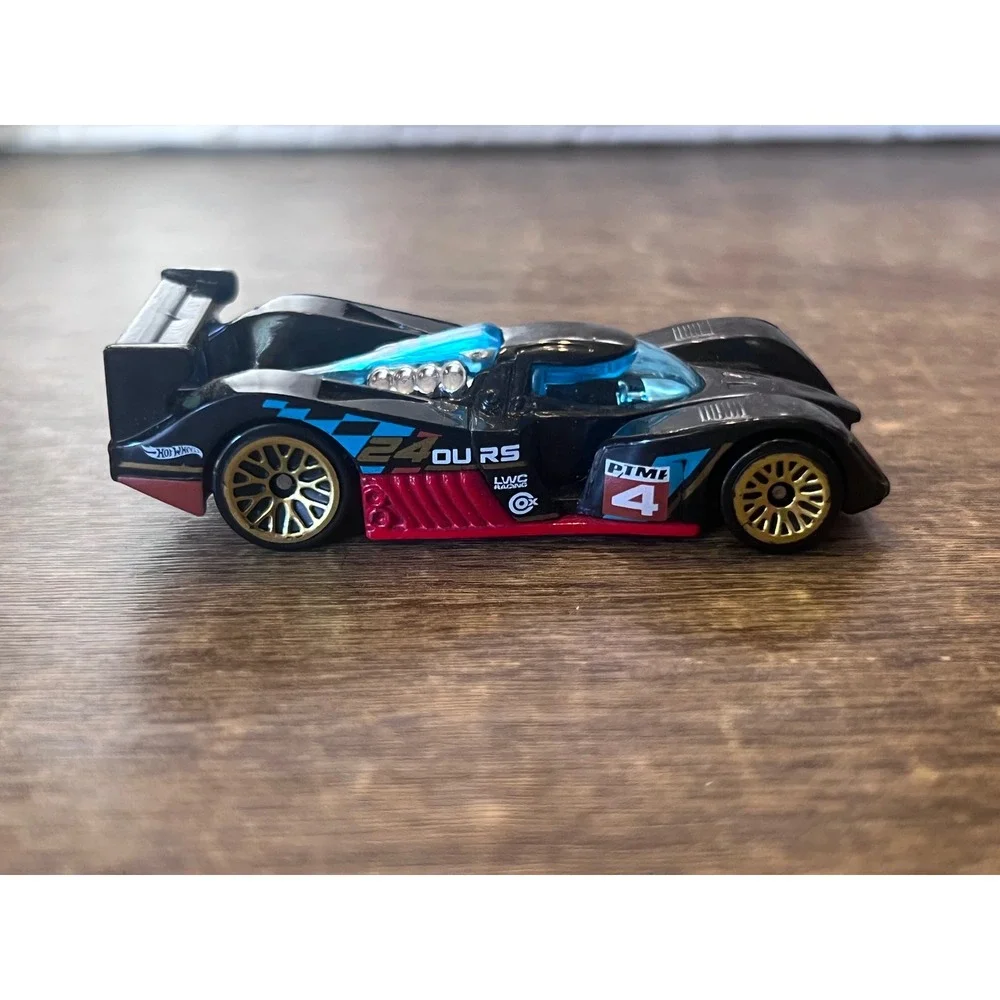 Hot Wheels 24 Ours Black PIMI #4 Le Mans Race Car‎ Loose Die Cast EUC Play Cars